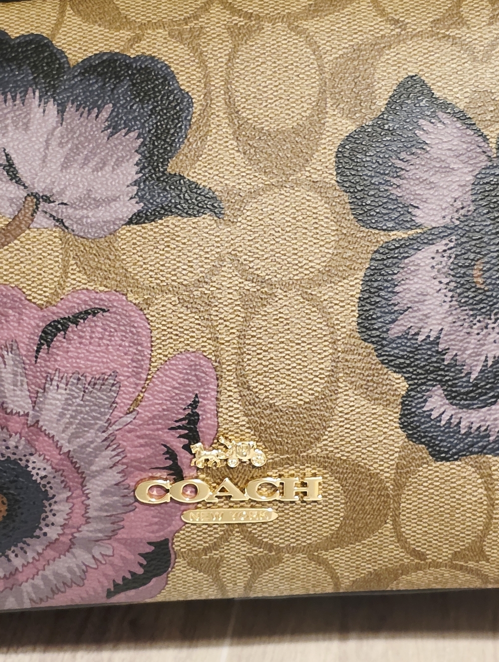 Coach Limited Edition Jes Crossbody Kaffe Fassett Purse Floral Shoulder Bag Rare - Picture 13 of 16